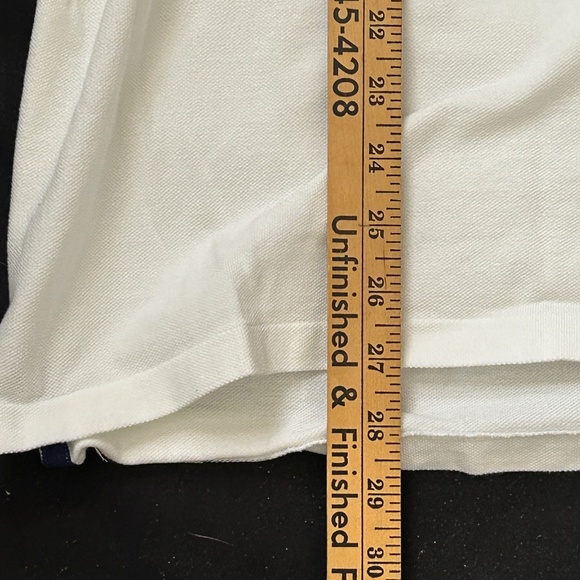 Polo Ralph Lauren Classic Fit Triple-Pony Mesh Polo Shirt Size 2XL White Slim - Picture 8 of 8